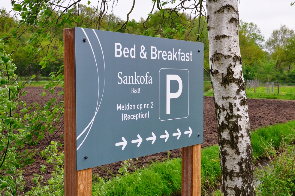 Sankofa Bed & Breakfast - Bewegwijzering